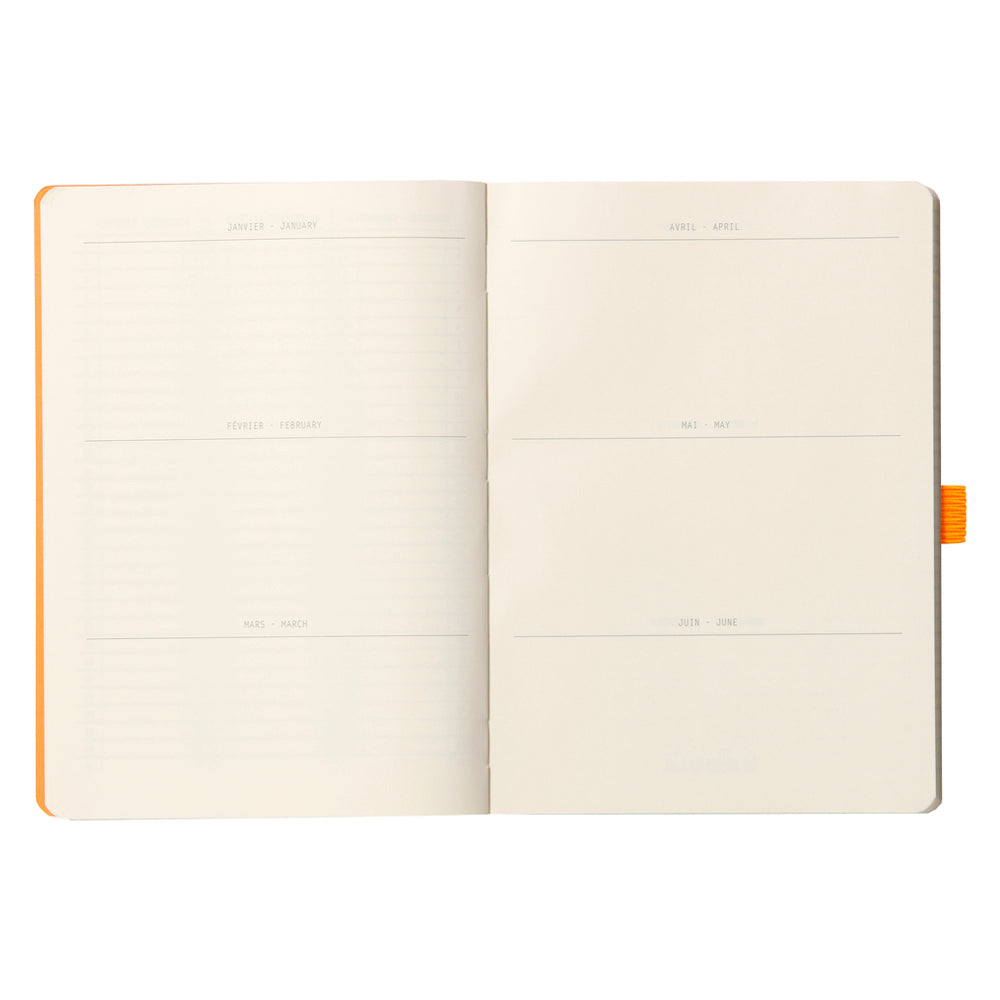 Rhodiarama Goalbook Softcover A5 Dot Grid Burgundy