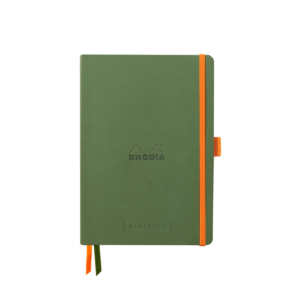 Rhodiarama Goalbook Softcover A5 Dot Grid Sage