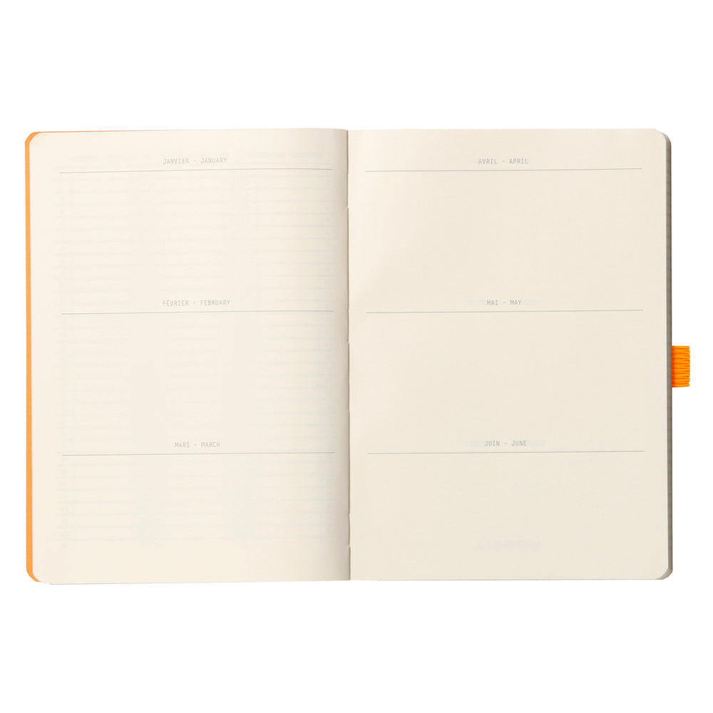 Rhodiarama Goalbook Softcover A5 Dot Grid Midnight Blue (Dark Navy)
