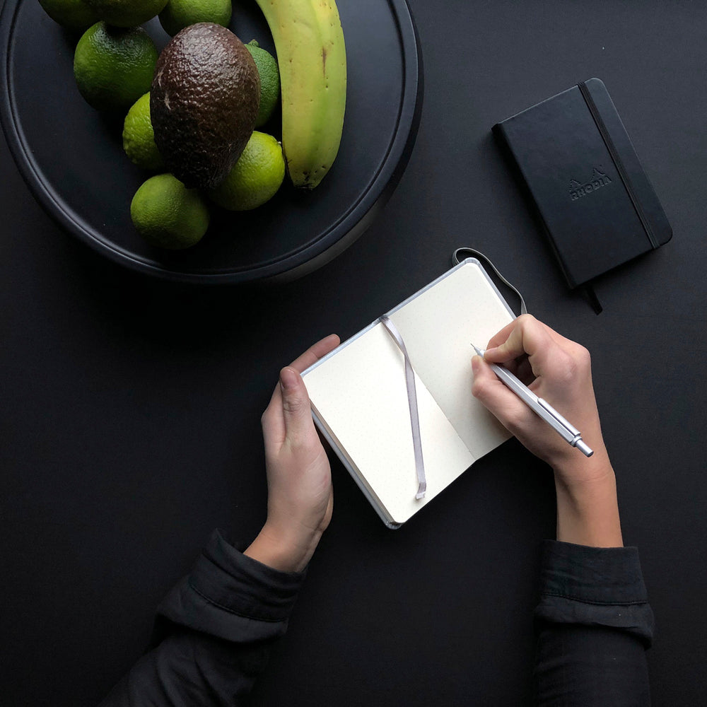 Webbie Webnotebook Pocket Dot Grid Black