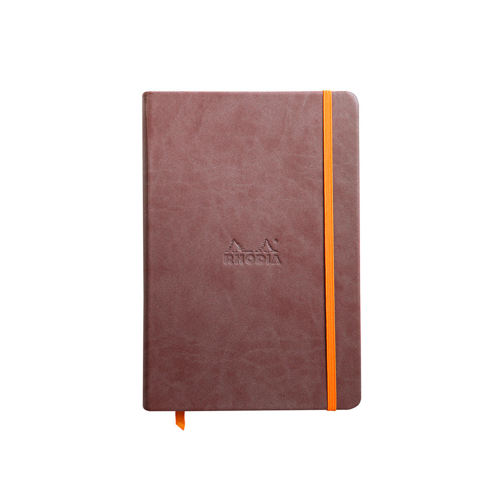 Rhodiarama Classic Hardcover Notebook A5 Lined Chocolate