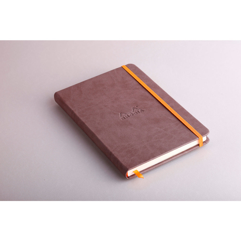 Rhodiarama Classic Hardcover Notebook A5 Lined Chocolate