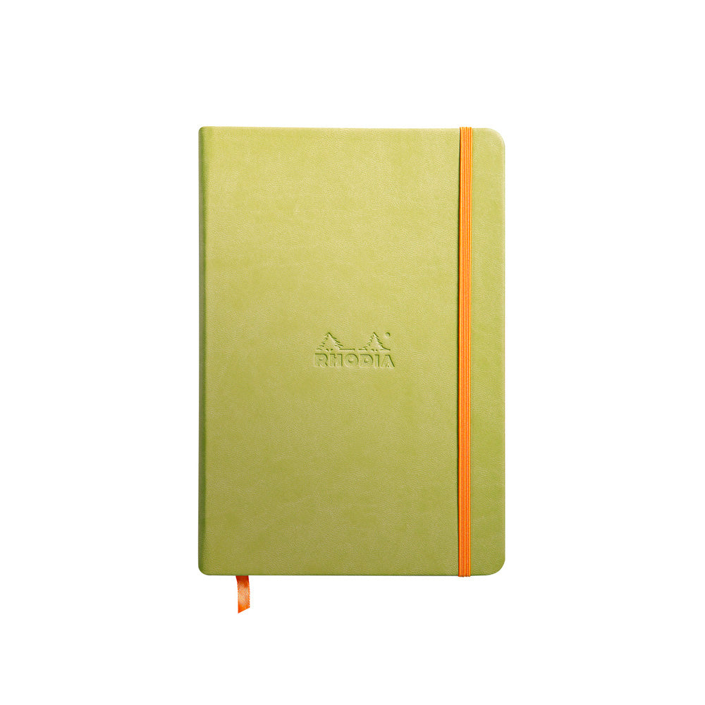 Rhodiarama Classic Hardcover Notebook A5 Lined Anise Green