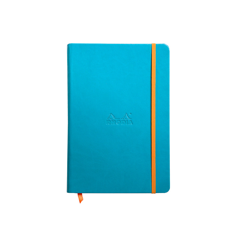 Rhodiarama Classic Hardcover Notebook A5 Lined Turquoise