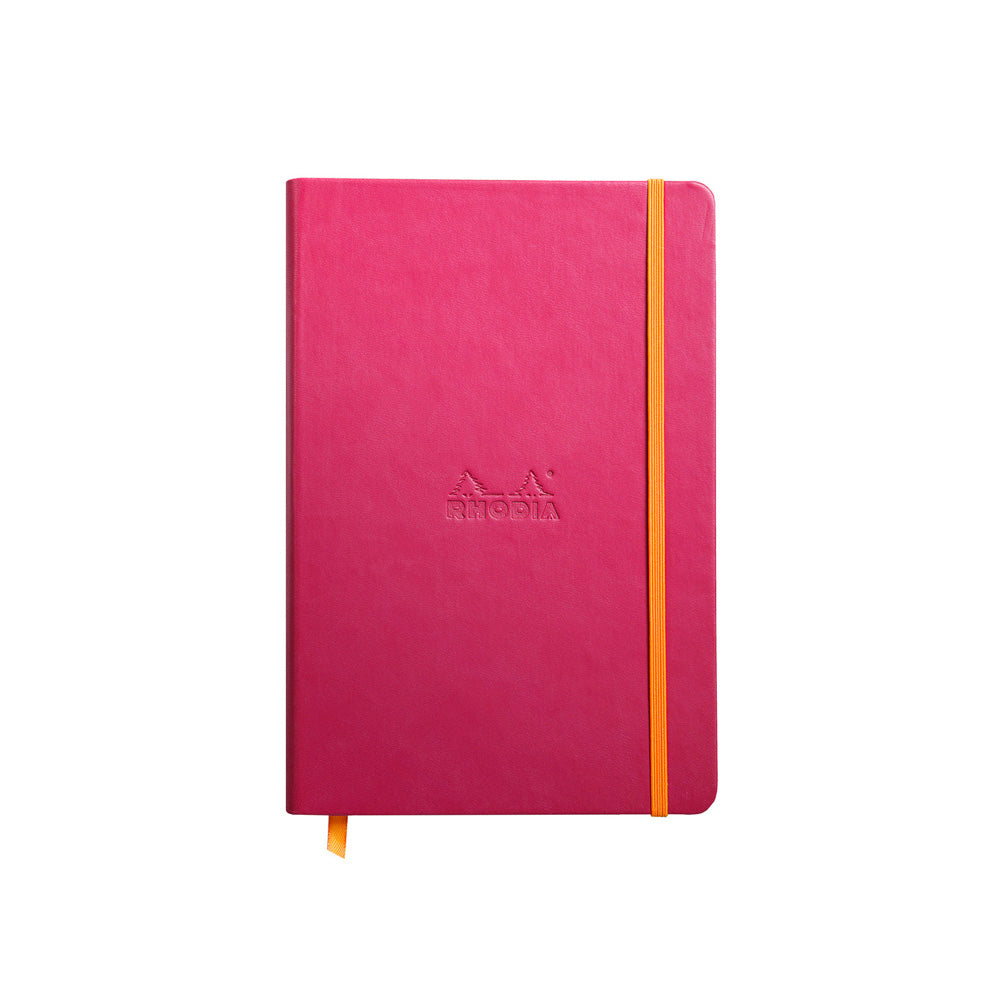 Rhodiarama Classic Hardcover Notebook A5 Lined Raspberry