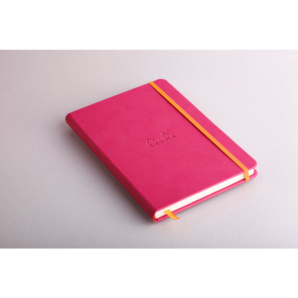 Rhodiarama Classic Hardcover Notebook A5 Lined Raspberry