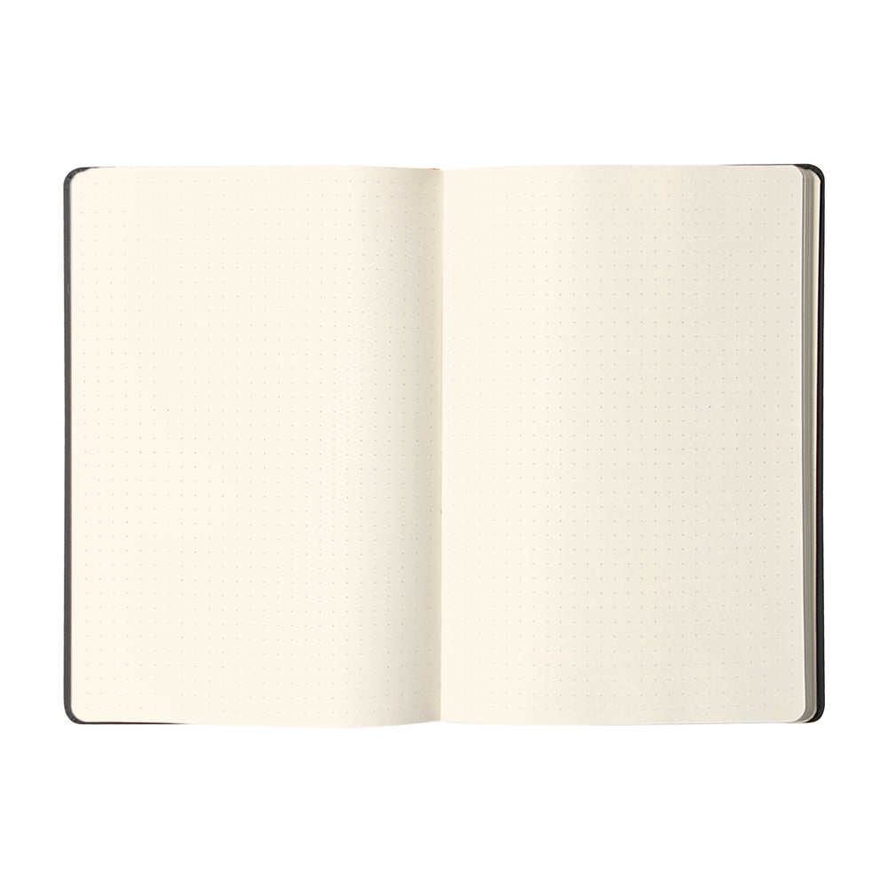 Webbie Webnotebook A5 Dot Grid Black