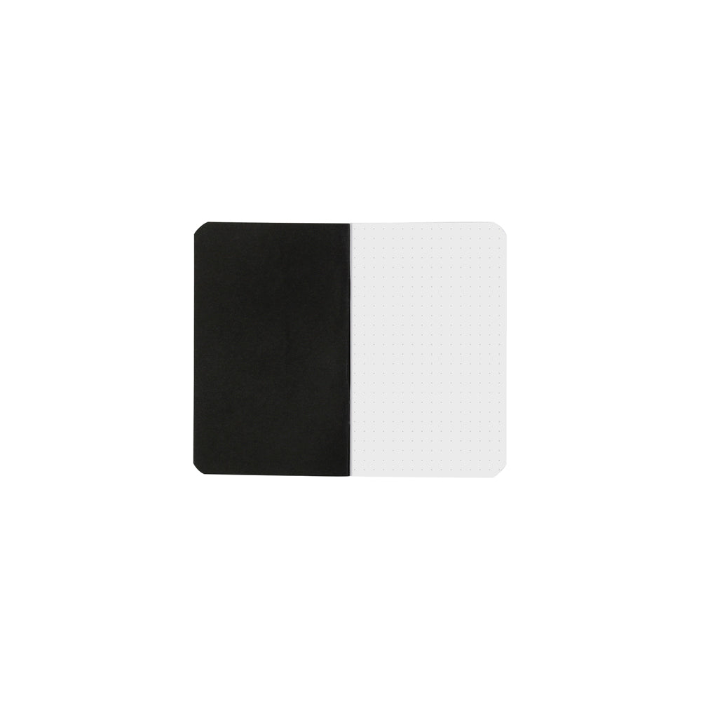 Cahier Notebook A7 Dot Grid Black