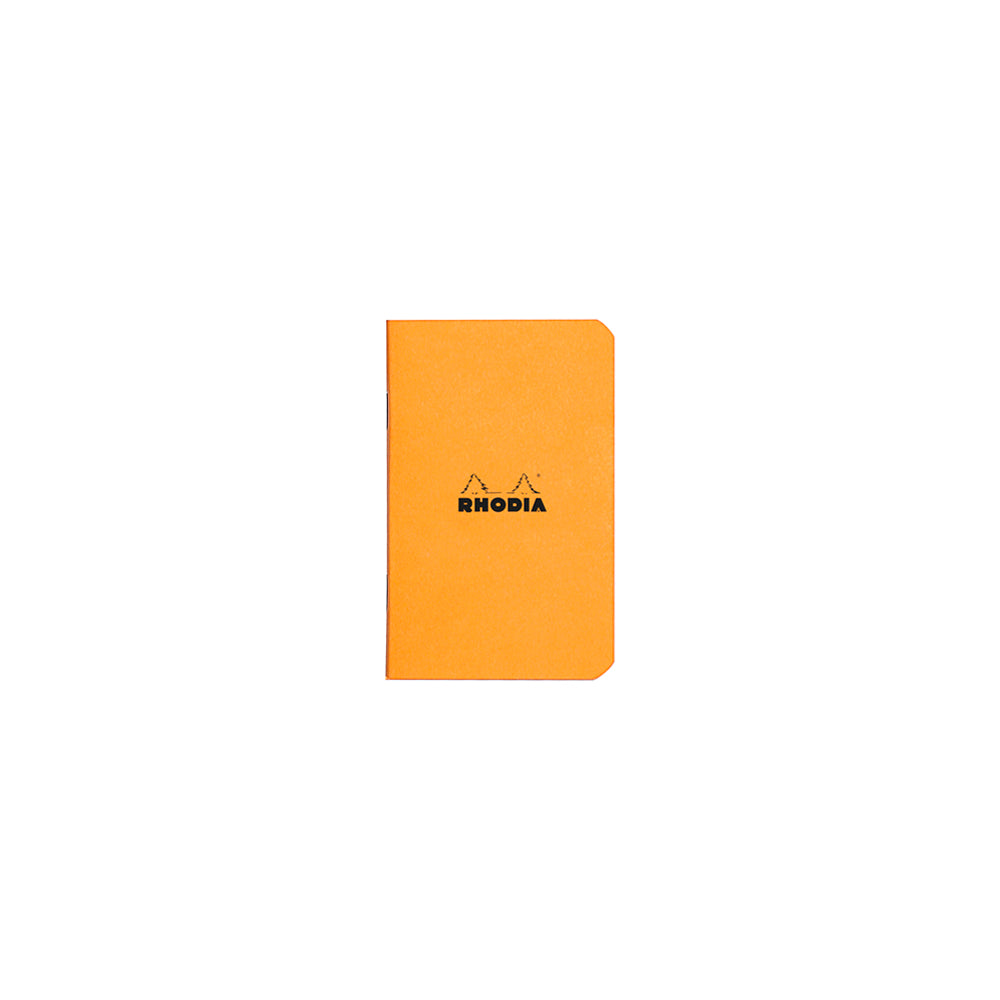 Cahier Notebook A7 Grid Orange