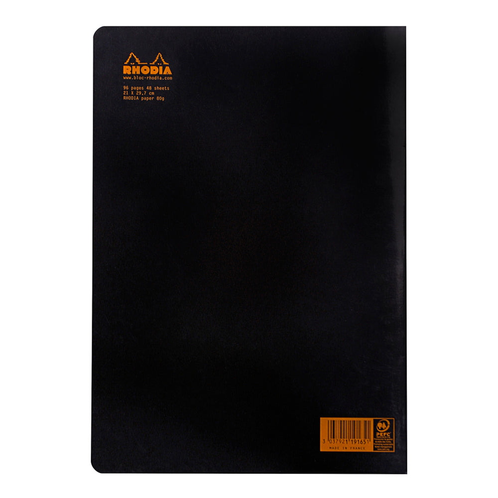 Cahier Notebook A4 Grid Black