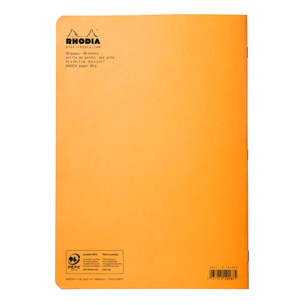 Cahier Notebook A4 Dot Grid Orange