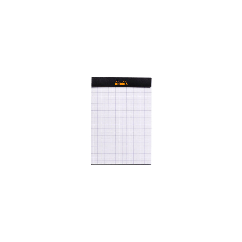 No. 12 Head Stapled Notepad Pocket Grid Black