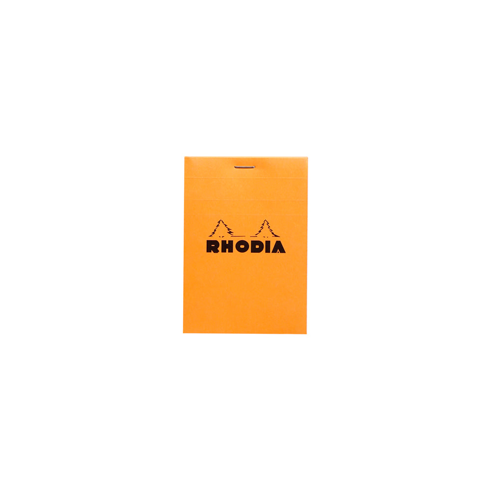 No. 12 Head Stapled Notepad Pocket Grid Orange