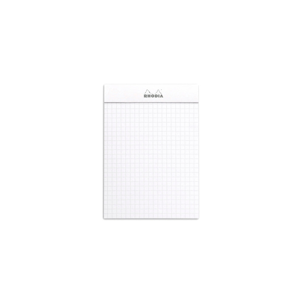 No. 13 Head Stapled Notepad A6 Grid White