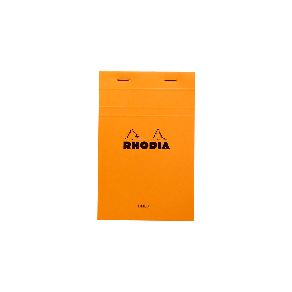 No. 14 Head Stapled Notepad 11 x 17cm Lined Orange