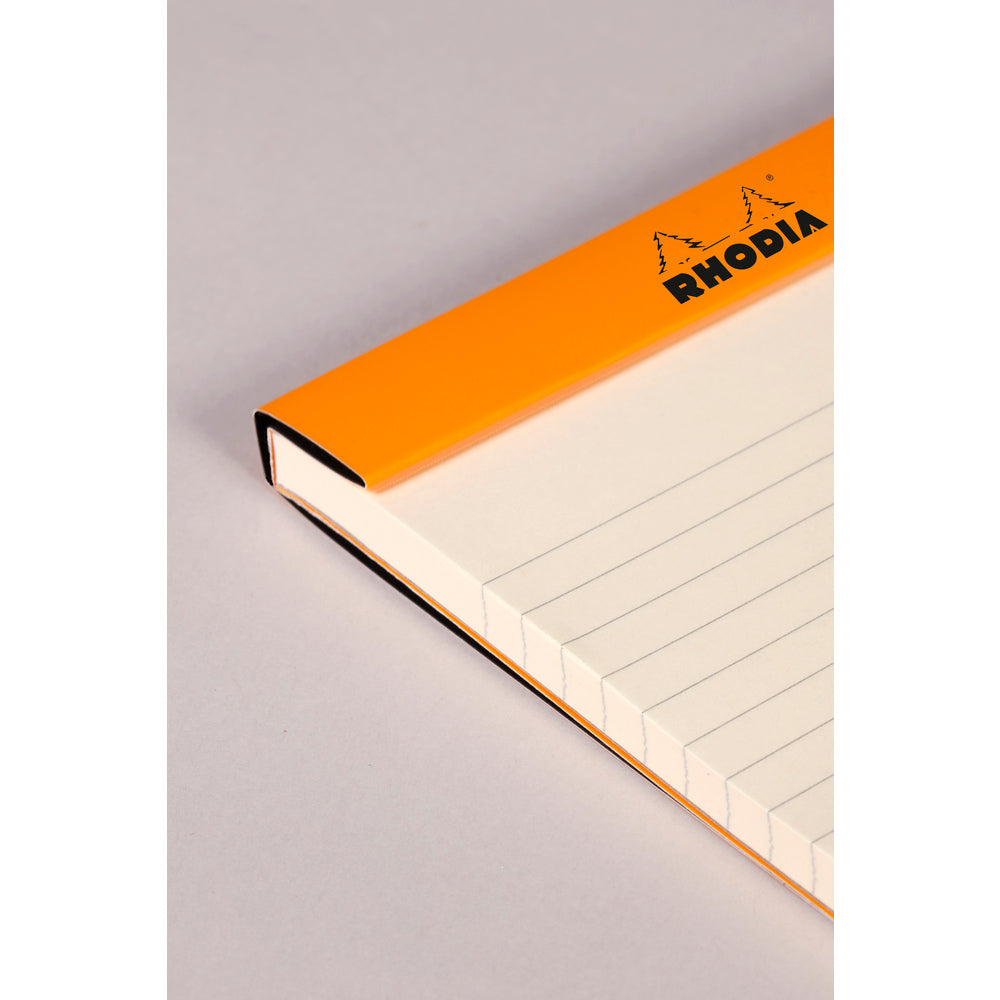 Premium R No. 16 Head Stapled Notepad A5 Lined Black