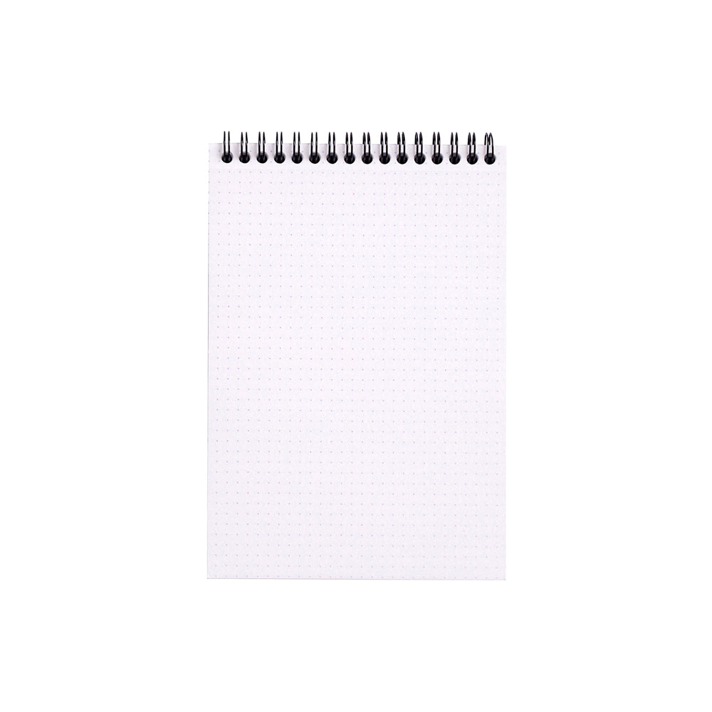Wirebound Notepad A5 Dot Grid Orange