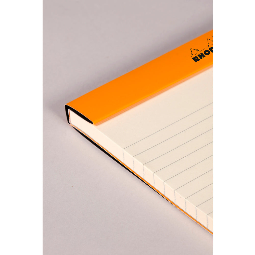 Premium R No. 18 Head Stapled Notepad A4 Lined Black