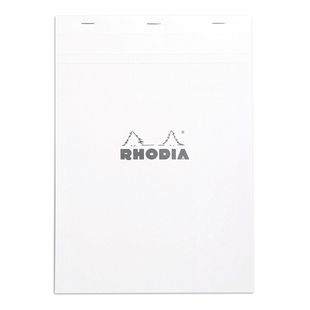 No. 18 Head Stapled Notepad A4 Grid White