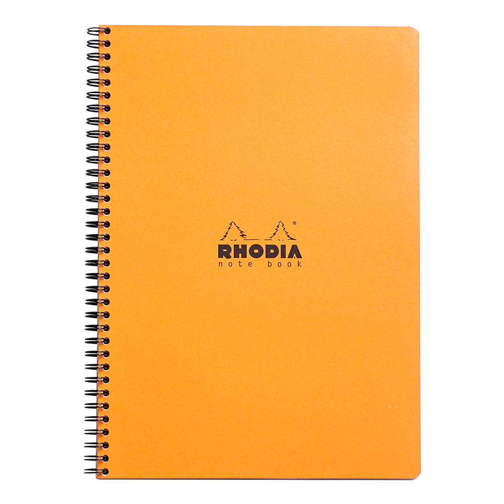 Wirebound Notebook A4+ Grid Orange