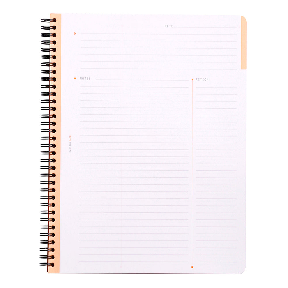Meeting Book Wirebound A4+ Black
