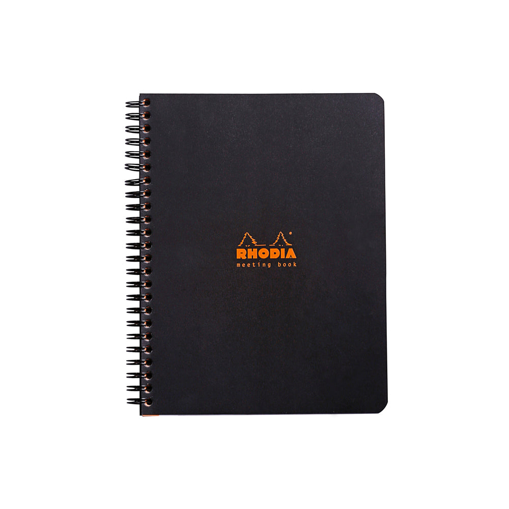 Meeting Book Wirebound A5+ Black