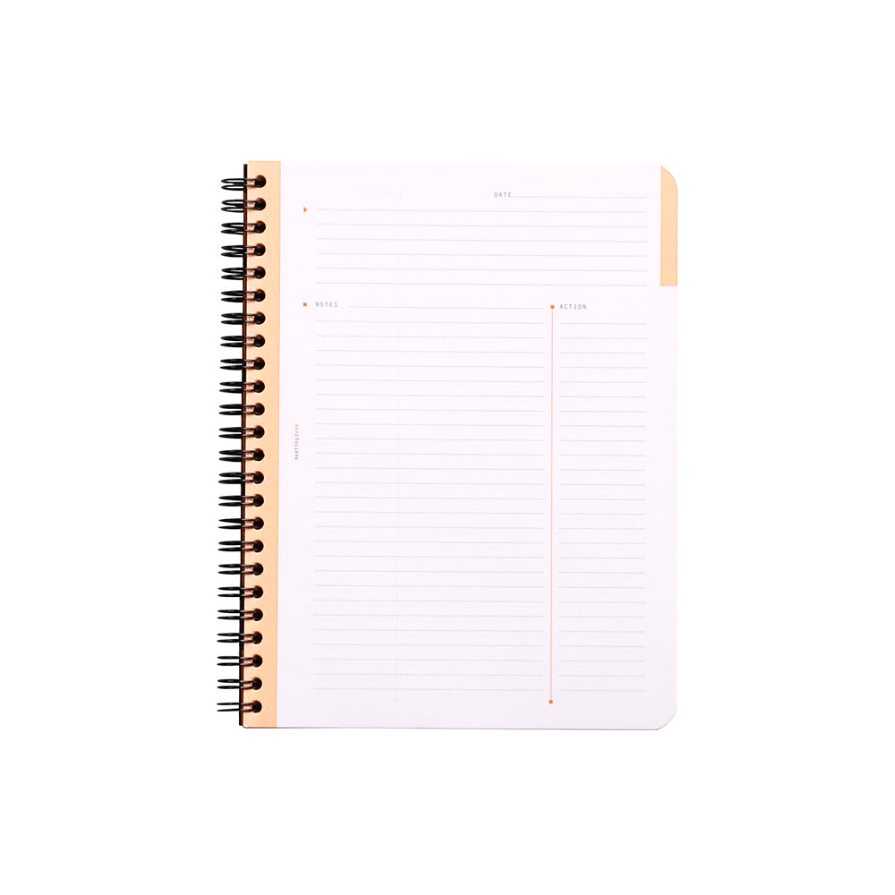 Meeting Book Wirebound A5+ Black