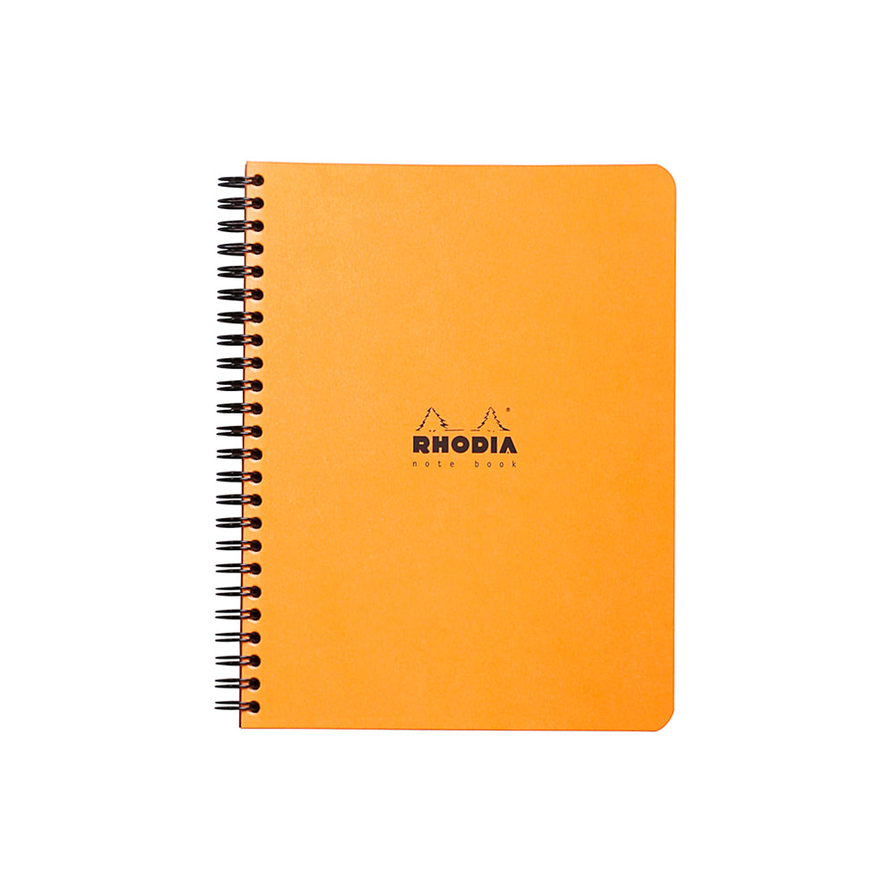 Wirebound Notebook A5+ Grid Orange