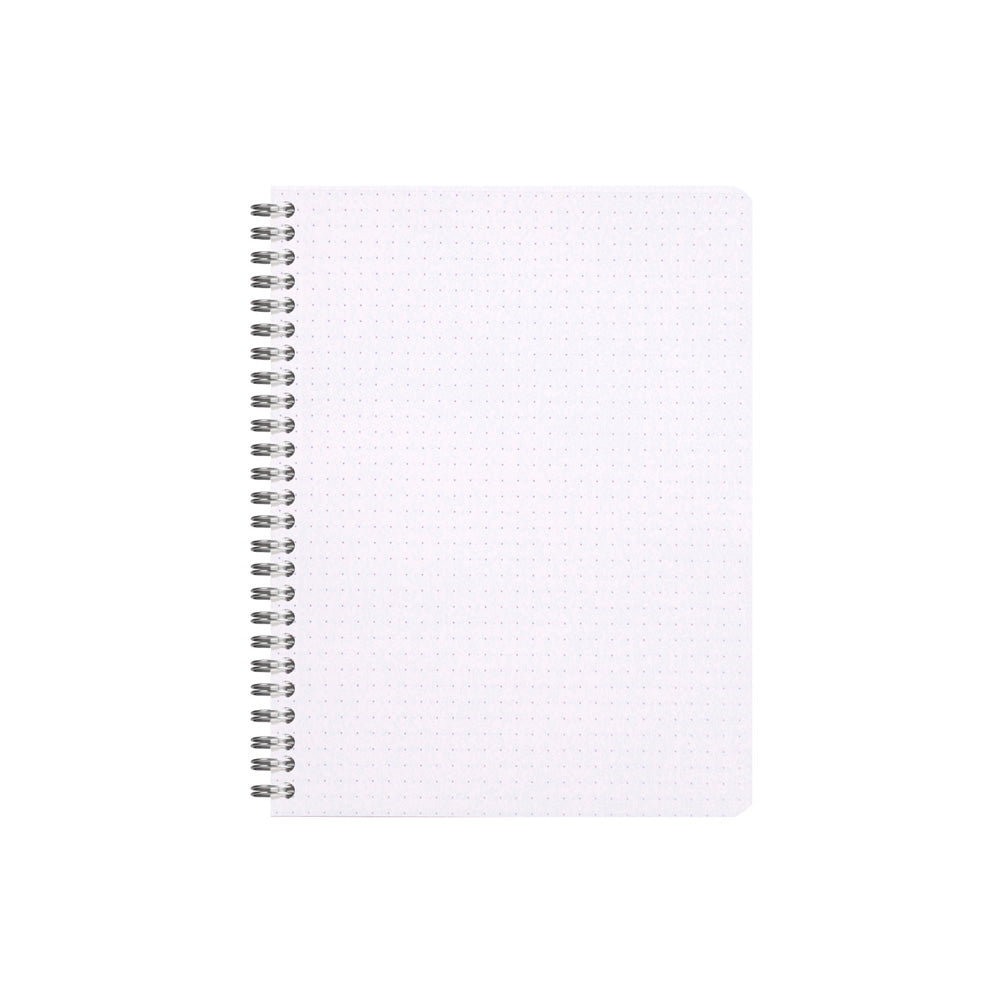 Wirebound Notebook A5+ Dot Grid Black