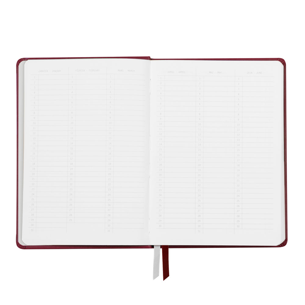 Rhodiarama Goalbook Creation 200gsm White Paper A5 Blank Nacarat