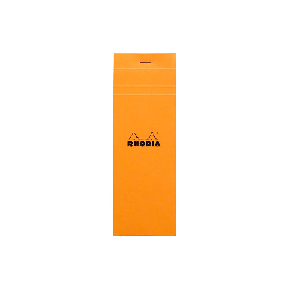 No. 8 Head Stapled Notepad List Grid Orange