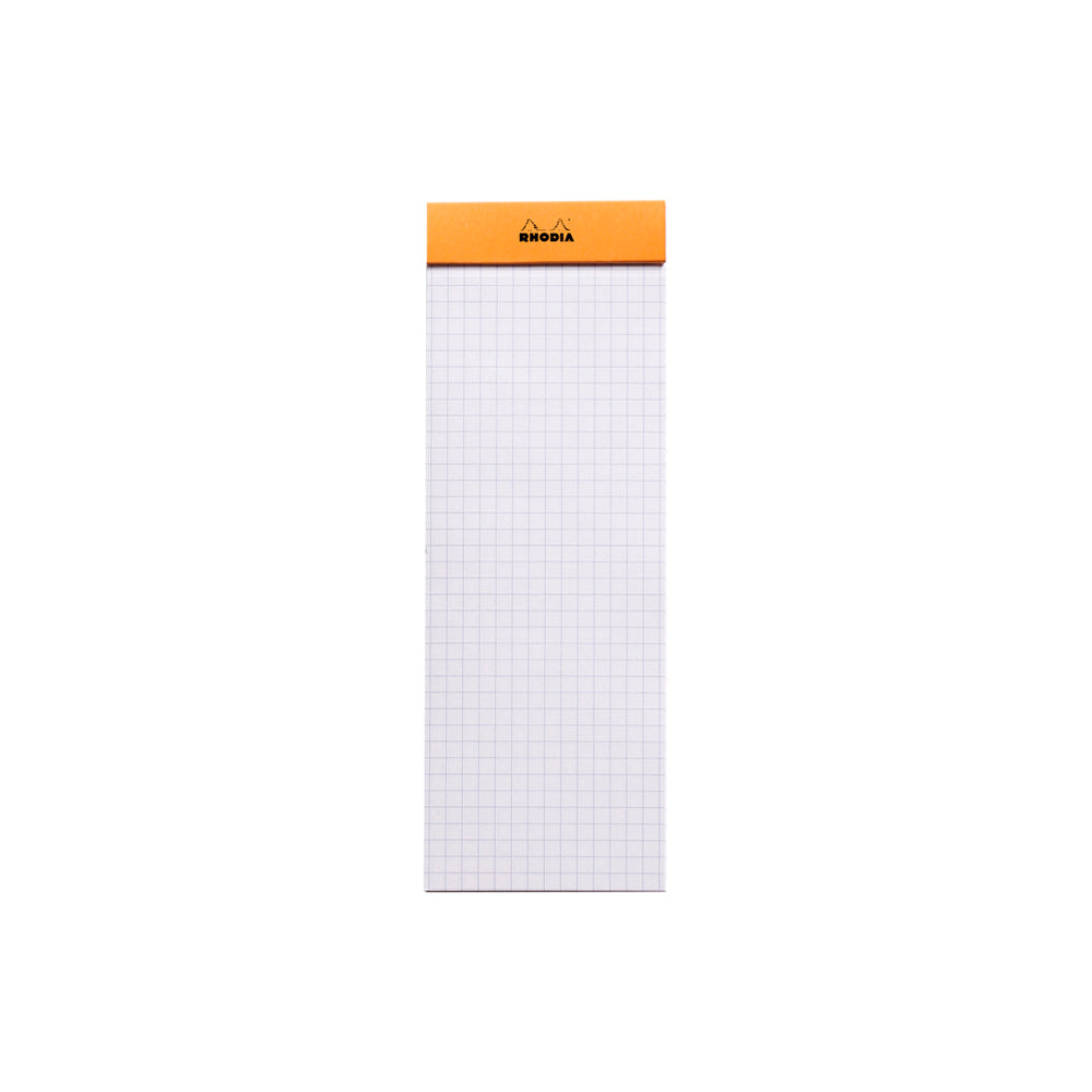 No. 8 Head Stapled Notepad List Grid Orange