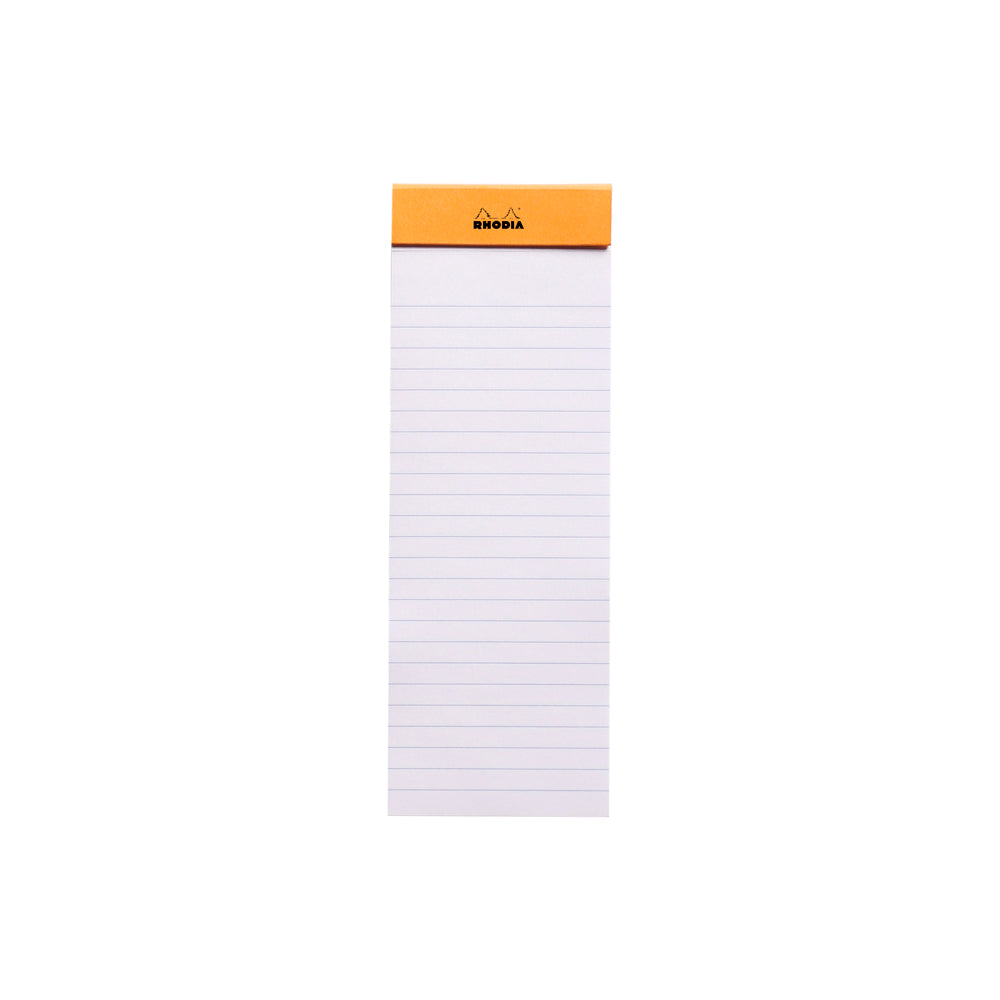 No. 8 Head Stapled Notepad List Lined Orange