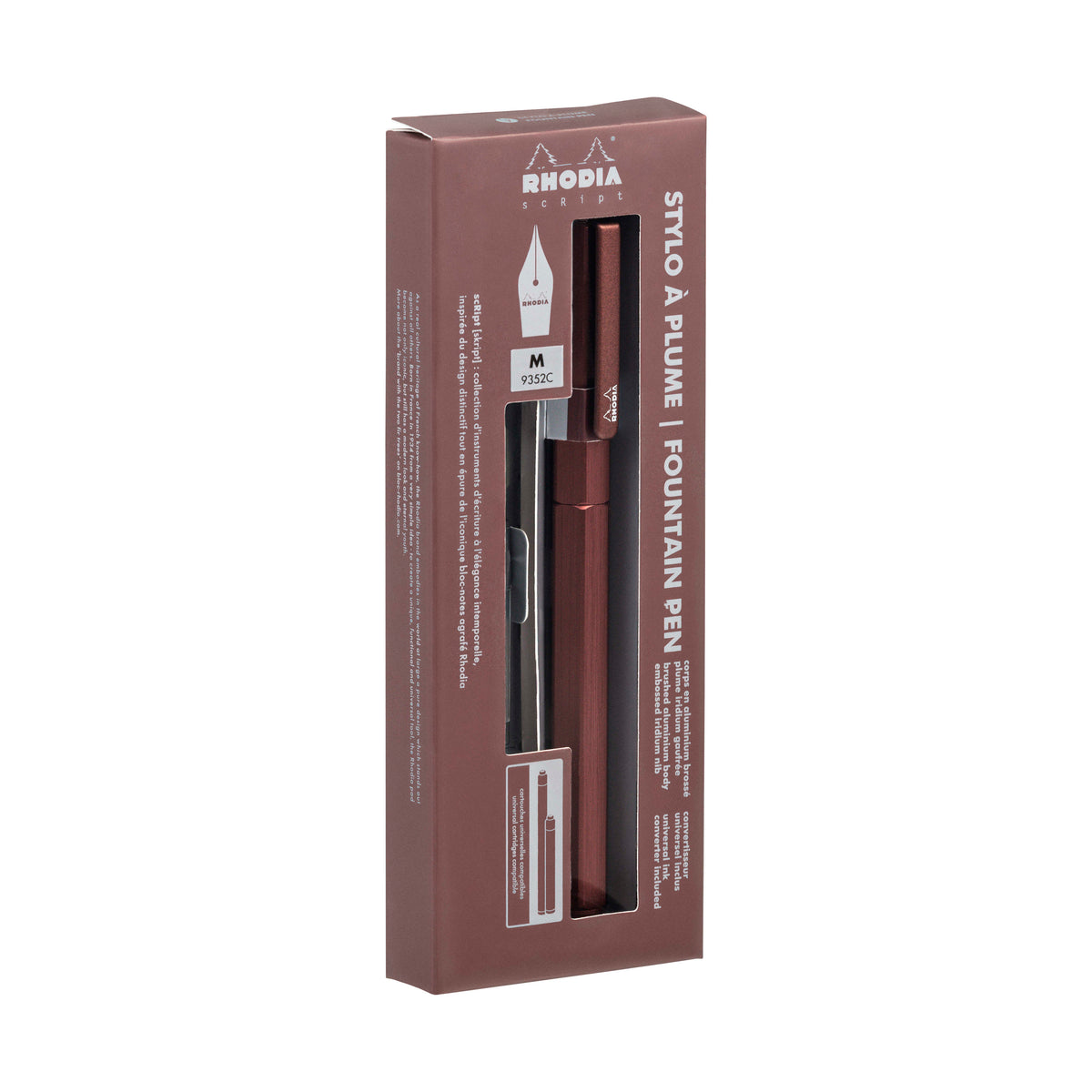 Rhodia scRipt Fountain Pen Medium Nib Brown