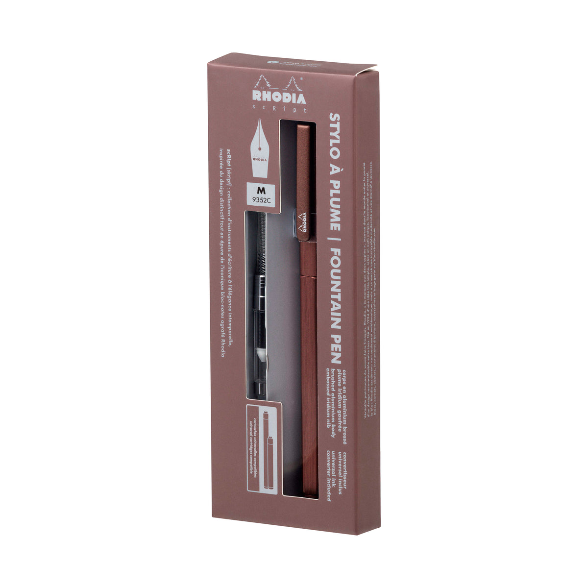 Rhodia scRipt Fountain Pen Medium Nib Brown
