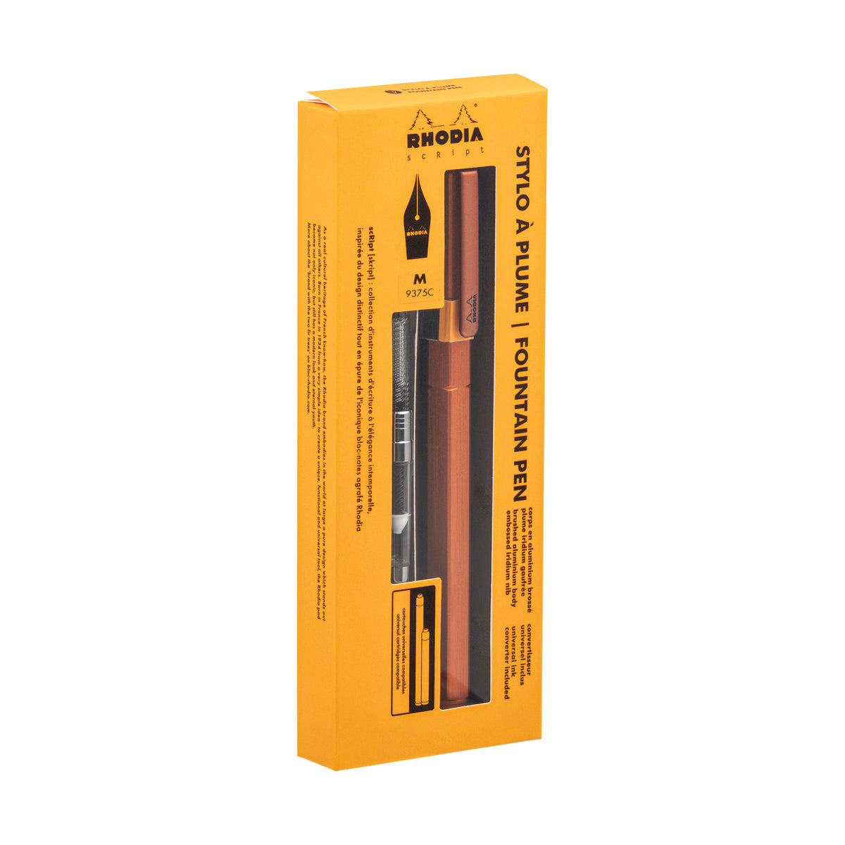 Rhodia scRipt Fountain Pen Medium Nib Orange