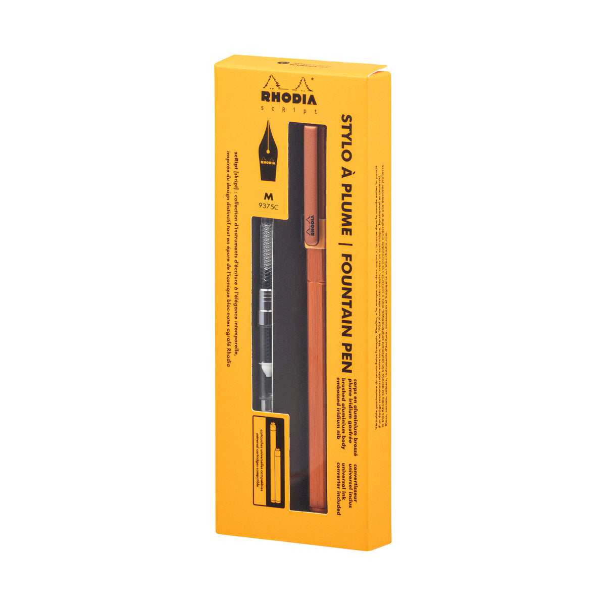 Rhodia scRipt Fountain Pen Medium Nib Orange