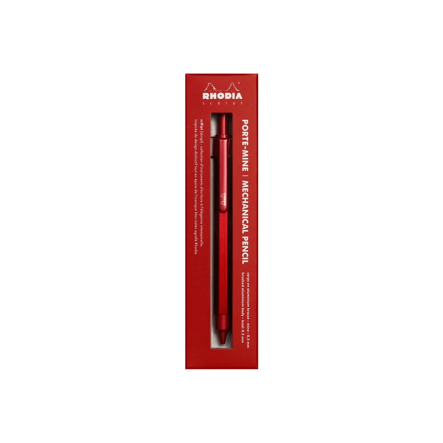 scRipt Mechanical Pencil Red